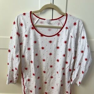 Lake Pajamas x Sister Parrish holiday PJ top